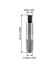 QWORK 1/4&Prime; &ndash; 18 NPT Pipe Tap, Carbon Steel, for Clean and 1/4&Prime;-18
