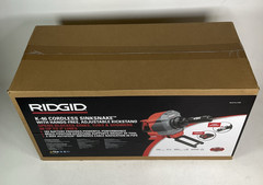 NEW Ridgid K-46 Cordless Sinksnake Kit With 18V Lithium Ion Battery And Charger