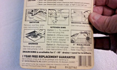 G.T. Water Products Drain King 186 Unclog Hose Attachment for Drains 1.5&rdquo;-3&Prime; New