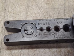 Ridgid 458 Flaring Tool 45 Degree 1/8&Prime;- 3/4&Prime;