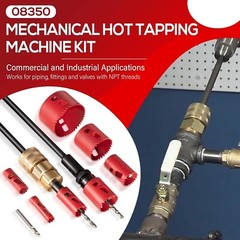 08350 DM3MECH Mechanical Hot Tapping Machine Complete Kit for NPT