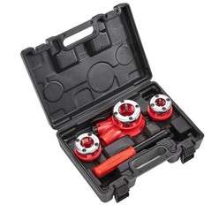 VEVOR Ratchet Pipe Threader Kit Pipe Threading Tool 1/2&Prime; NPT, 3/4&Prime; NPT, 1&Prime; NPT