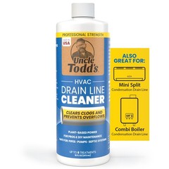 Uncle Todd&rsquo;s HVAC Drain Line Cleaner &ndash; 16oz / 8 Months Supply 16oz, Green