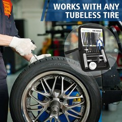 35~Piece Universal Tire Repair Kit for Car, Truck, Motorcycle, ATV