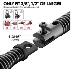 Precision 8-Piece Drain Snake Attachment Kit~-