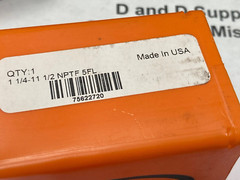 HERTEL 75622720, 1-1/4&Prime; &ndash; 11-1/2 Pipe Tap, NPTF, 5-FL, HSS, TiCN Finish, USA