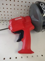 RIDGID 80168 EZ Spin&trade; Drain Snake for Tubs, Showers, and Sinks, Drain Cleaner