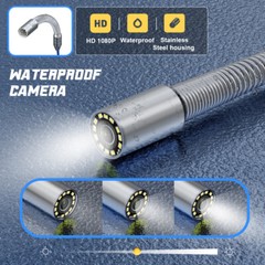 40M Sewer Camera with 512HZ Locator Self-Leveling Counter Pipe Inspection Camera
