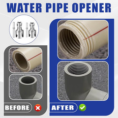 2-In-1 PVC Pipe Threader Kit with 1/2&Prime; & 3/4&Prime; Dies &ndash; Complete Dual Function Inte