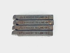 RIDGID 500B Bolt Dies 1/2&Prime;-13 UNC, High Speed Chasers For 500B Machine Heads