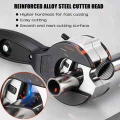 Ratcheting Tubing Cutters, Tubing Cutter 5/16&Prime; to 1 1/8&Prime;, 2 in 1-360&deg; Close Quar