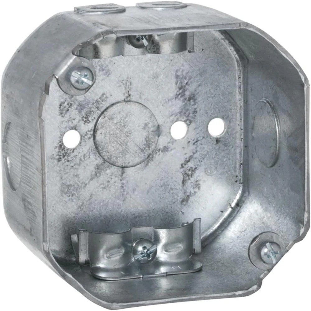 Raco 175 Octagon Box 21-1/2 Cu In Steel Electrical Junction Box