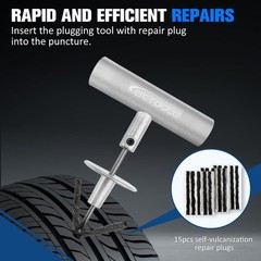 35~Piece Universal Tire Repair Kit for Car, Truck, Motorcycle, ATV