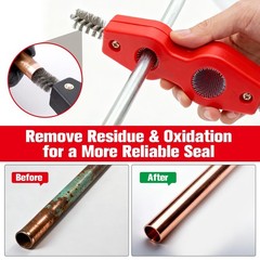 Copper Pipe Cutter Kit 5-50 mm Tube Deburring Tool HVAC Plumbing Tool Set Black