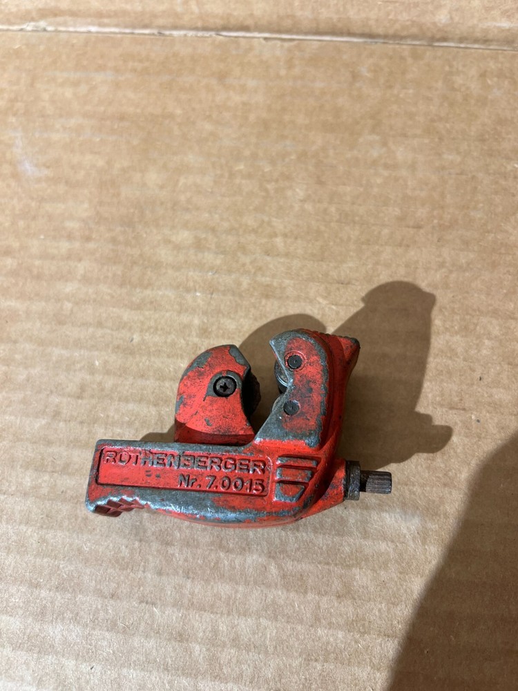 Rothenberger 7.0015 Copper Pipe Tube Cutter 3-28mm 1/8-1-1/8 in 70015 Red, Spain
