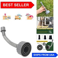 A/C Drain Lines Cleaner Tool: Efficient Vacuum Attachment, 9-Inch Length, Gray