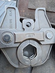 Nibco KSP4 Pair 1 1/2&Prime; 2&Prime; STD Press Jaw &ndash; Used &ndash; Includes Hard Case