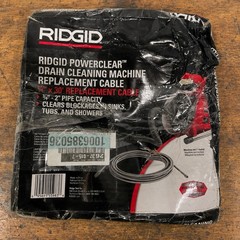 Ridgid 55983 Replacement Steel Drain Cable 0.25 in x 30 ft