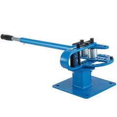 VEVOR Compact Metal Bender 1&Prime;-3&Prime; Bench Flat Bar Rod Bending Brake Bender 7 Dies