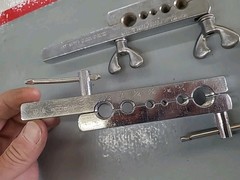 2 Vintage Flaring Clamp Tool Piping Bar