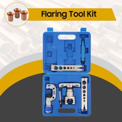Flaring Tool Kit for 1/4&rdquo;-3/4&rdquo; and 6-19mm Single Flare Metric imperial systems
