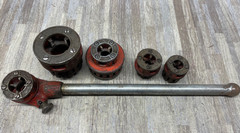 RIDGID 00-R OO-R Ratchet Pipe Threader Set 1.2-3/4, 1 1/2 1/2 3/8 1-3/4 , 5 Dies