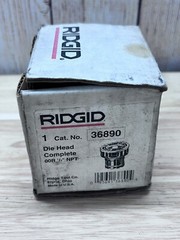 Ridgid Complete Die Head for 00-R 1/2&rdquo; NPT Pipe Threader 36890R Ireland With Box