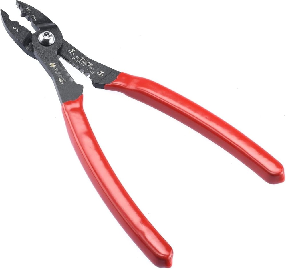 02037A Compact Wire Stripper | 4-in-1 Multi Purpose Electricians Pliers | Wire C