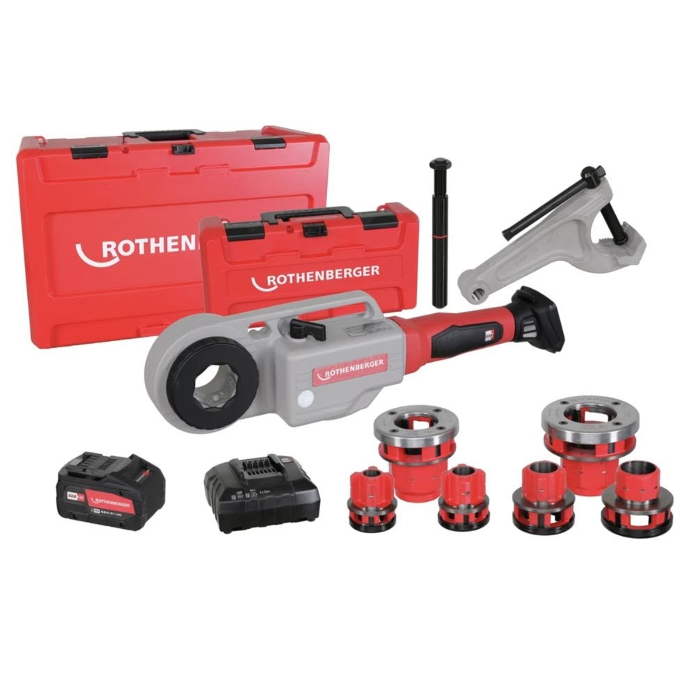 Rothenberger 1000003430 SUPERTRONIC 2000E Portable Threader 1/4-2&Prime;
