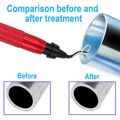 Deburring Tool Set with High Speed Steel Blades for Metal Plastic Pipes Aluminum