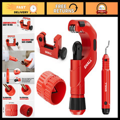 Heavy Duty 4-Piece Tubing Cutter Set for Copper, PVC, Aluminum & Stainless Steel